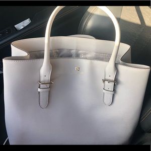 Grey Kate Spade purse